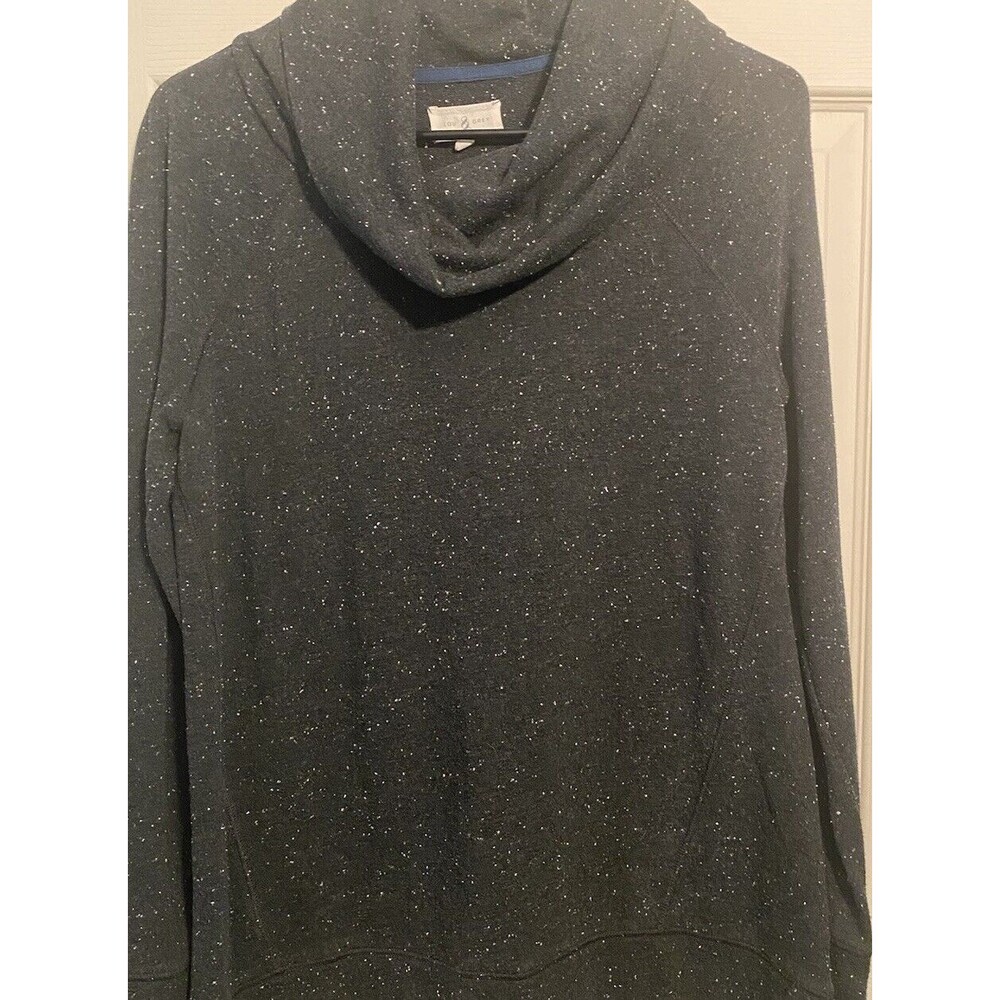 Lou and Grey sweatshirt Sz-S Gray Cowl Neck casual hiking shopping